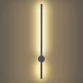 Brilagi - AURA aplique de pared exterior LED/12W/230V 3000K IP54 65 cm antracita