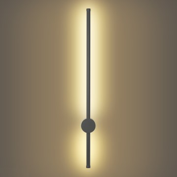 Brilagi - AURA aplique de pared exterior LED/12W/230V 3000K IP54 65 cm antracita
