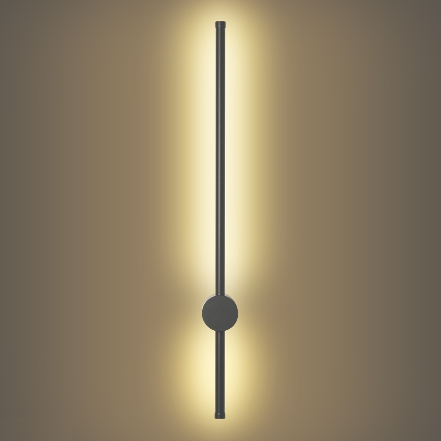 Brilagi - AURA aplique de pared exterior LED/12W/230V 3000K IP54 65 cm antracita