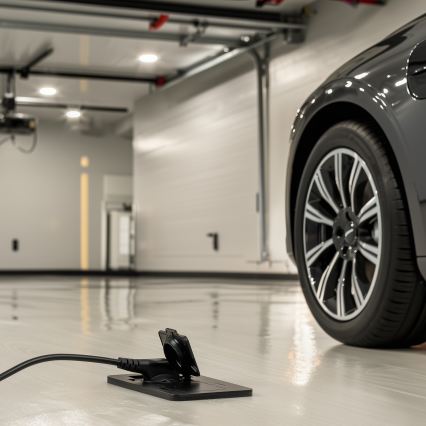 Brilagi - Base empotrada de suelo para exterior, doble, IP55, negra, rectangular