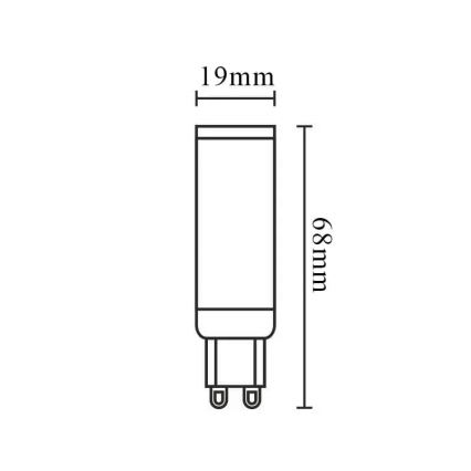 Brilagi - Bombilla LED regulable G9/6W/230V 3000K