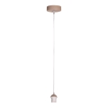 Brilagi - Cable de alimentación PARTY 1x E27, 60W/230V, diámetro 10 cm, beige