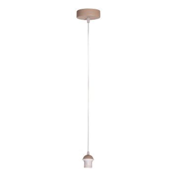 Brilagi - Cable de alimentación PARTY 1x E27, 60W/230V, diámetro 10 cm, beige