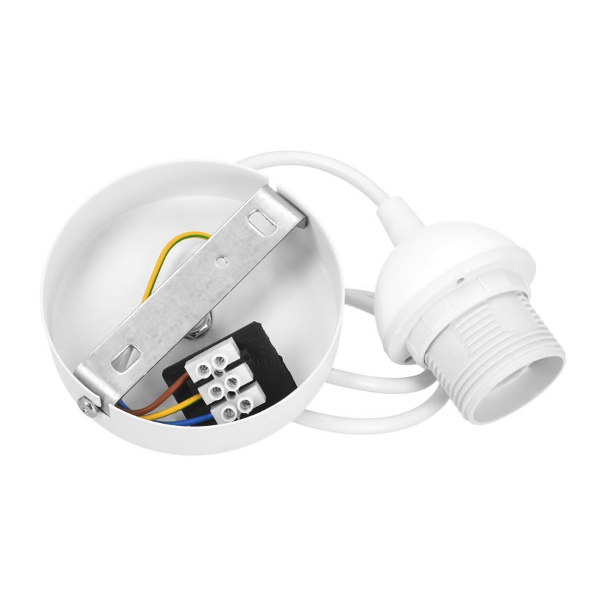 Brilagi - Cable de alimentación PARTY 1x E27/60W/230V, Ø 10 cm, blanco
