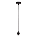 Brilagi - Cable de alimentación PARTY 1xE27/60W/230V Ø 10 cm negro