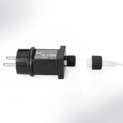 Brilagi - Cadena de luces navideñas LED para exterior 400xLED/8 funciones 23m IP44 blanco frío