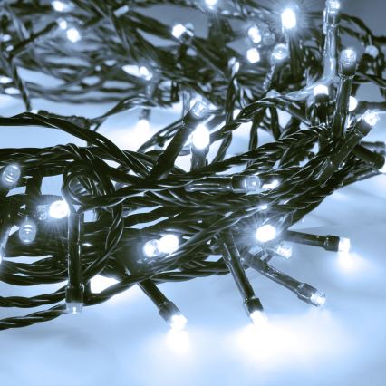 Brilagi - Cadena decorativa LED para exteriores 100xLED/8 funciones 13 m IP44 blanco frío