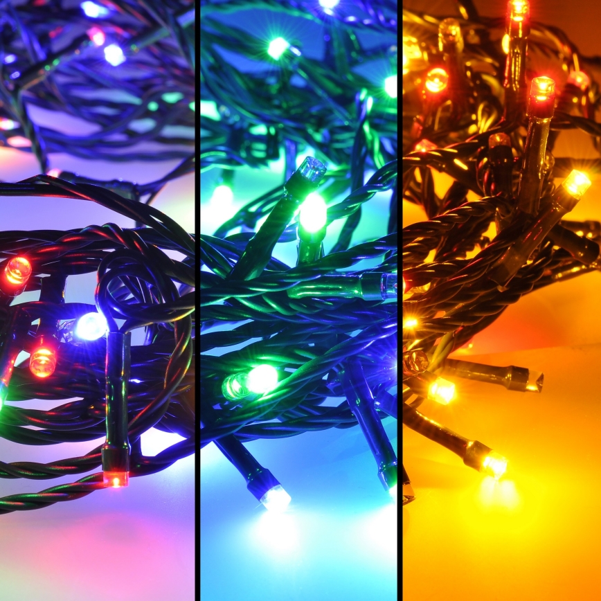Brilagi - Cadena decorativa LED para exteriores 100xLED/8 funciones 13 m IP44 multicolor