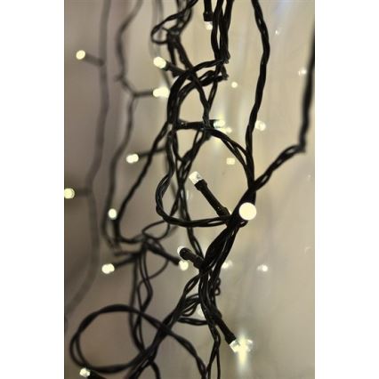 Brilagi - Cadena decorativa LED para exteriores 200xLED/8 funciones 23 m IP44 blanco cálido