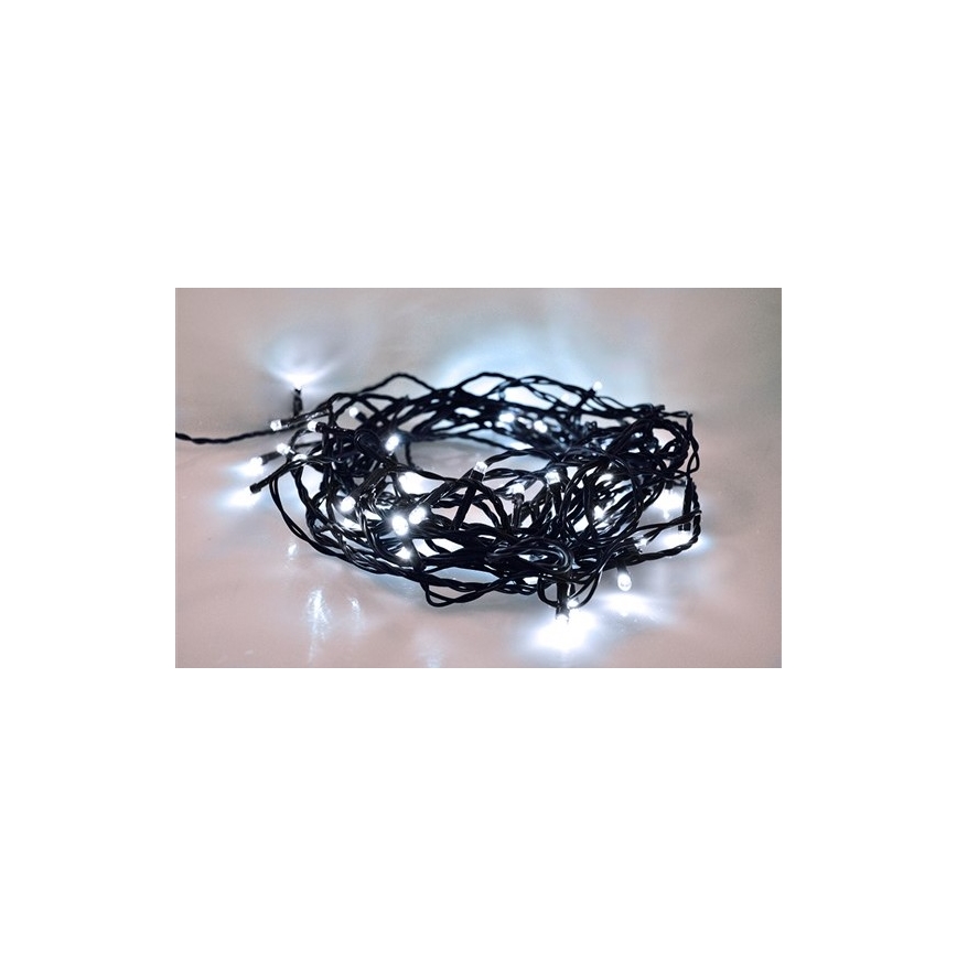 Brilagi - Cadena LED de Navidad para exteriores 200xLED/8 funkcí 23 m IP44 blanco frío