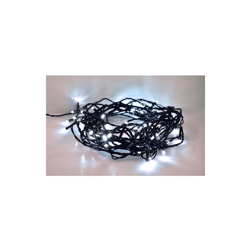Brilagi - Cadena LED de Navidad para exteriores 500xLED/8 funciones 55m IP44 blanco frío