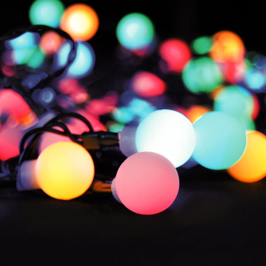 Brilagi - Guirnalda LED RGBW para exterior con 200 LEDs, 8 funciones, 25 m, IP44 + mando a distancia