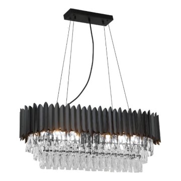 Brilagi - Candelabro suspendido de cable CARLOS 10xE14/40W/230V