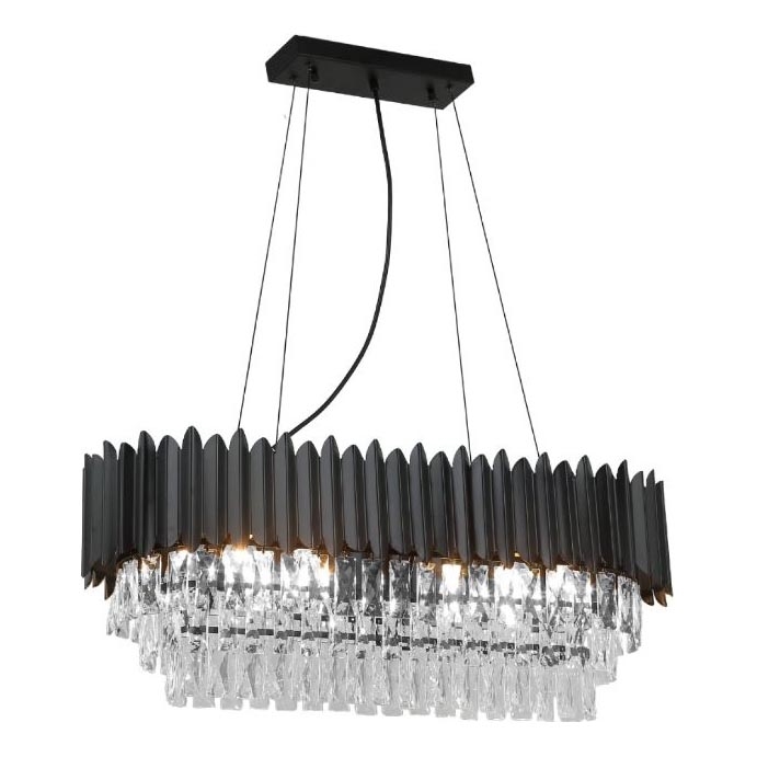 Brilagi - Candelabro suspendido de cable CARLOS 10xE14/40W/230V