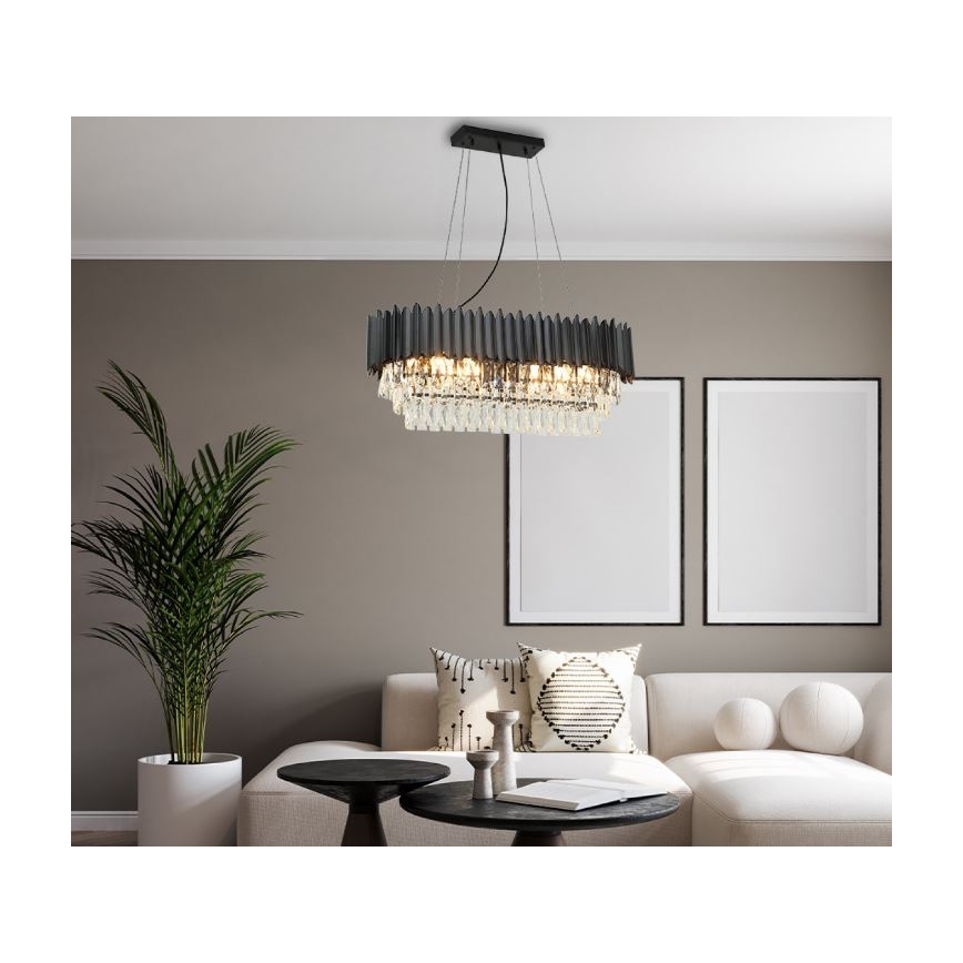 Brilagi - Candelabro suspendido de cable CARLOS 10xE14/40W/230V
