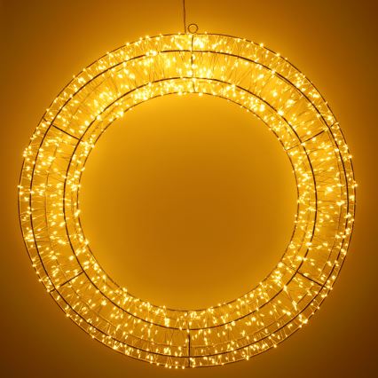 Brilagi - Corona navideña exterior LED/6W/230V IP44 50 cm