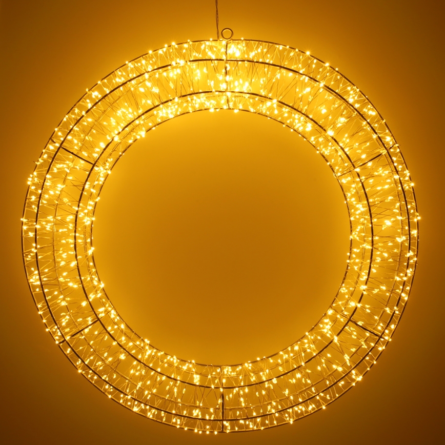 Brilagi - Corona navideña exterior LED/6W/230V IP44 50 cm