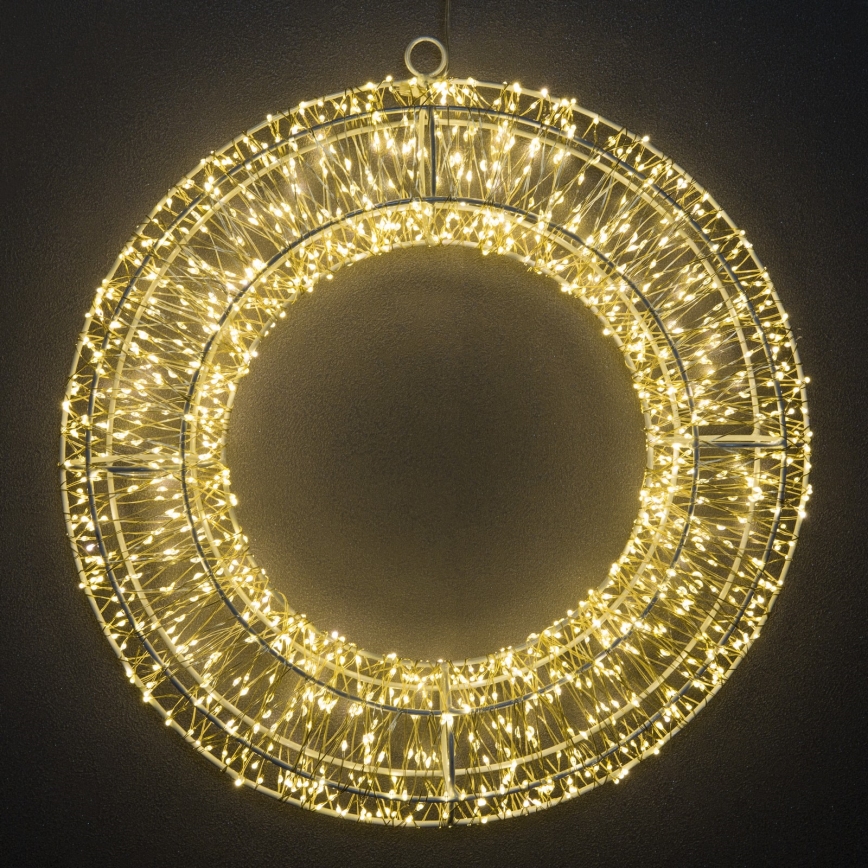 Brilagi - Corona navideña LED para exteriores, 6W/230V, IP44