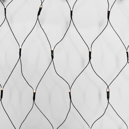 Brilagi - Cortina de luces navideñas LED para exterior, 160 LEDs, 7x2 m, IP44, blanco cálido