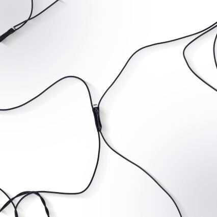 Brilagi - Cortina de luces navideñas LED para exterior, 160 LEDs, 7x2 m, IP44, blanco cálido