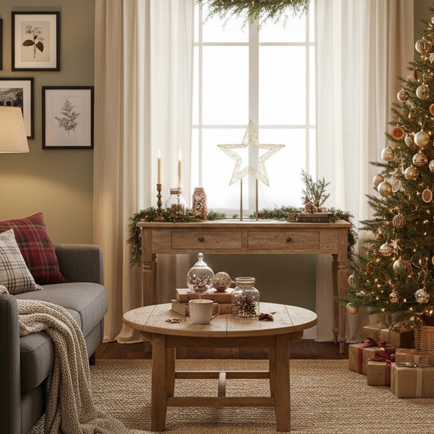 Brilagi - Decoración navideña exterior LED/3,6 W/230 V IP44 44x30 cm estrella