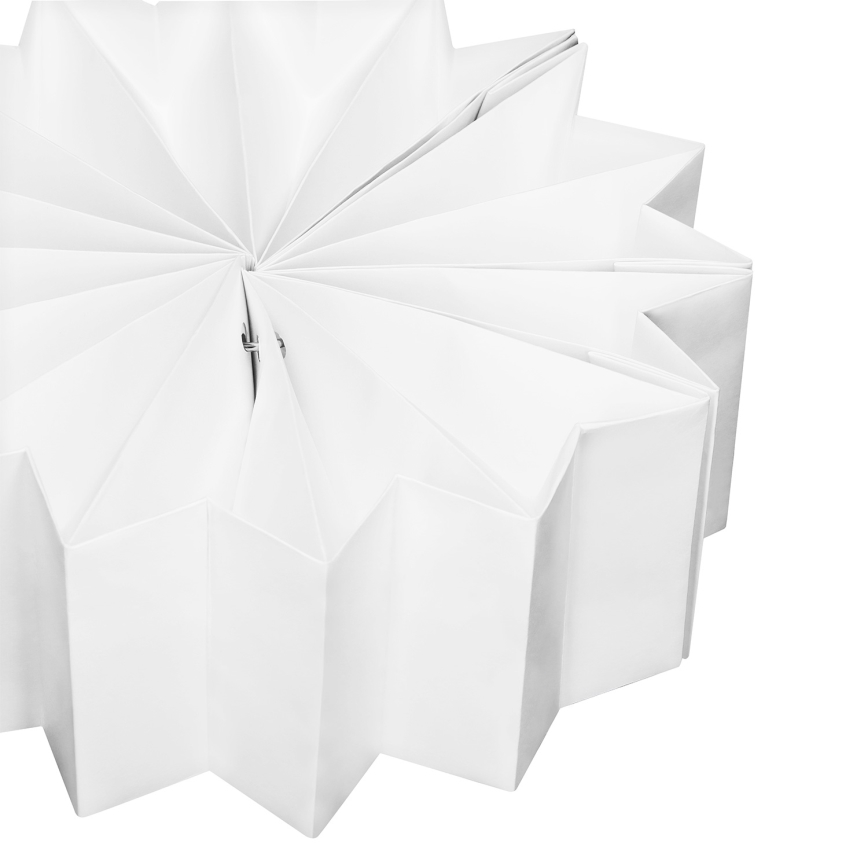 Brilagi - Decoración navideña LED/2xAA copo de nieve de 30 cm