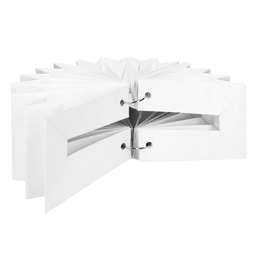Brilagi - Decoración navideña LED/2xAA copo de nieve de 30 cm
