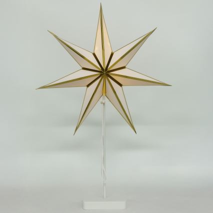 Brilagi - Decoración navideña LED/3xAA 66x40 cm, estrella