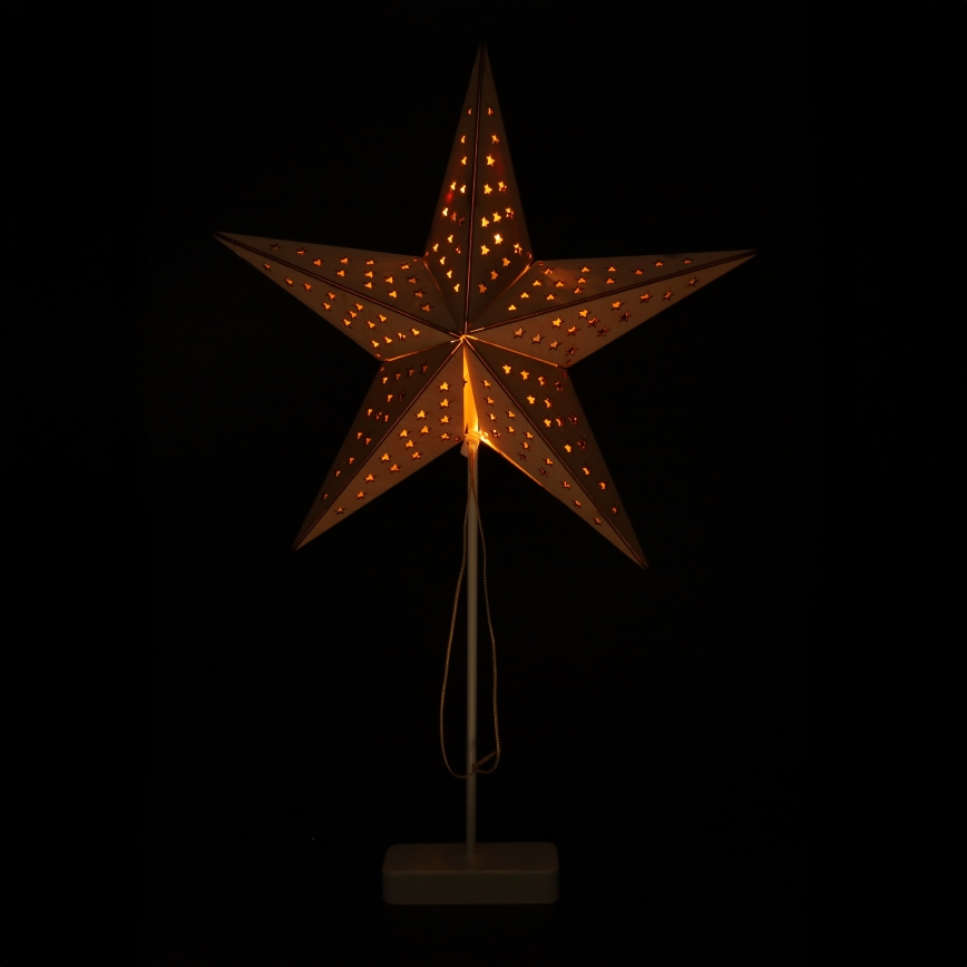 Brilagi - decoración navideña LED, 3xAA, estrella 62 x 40 cm