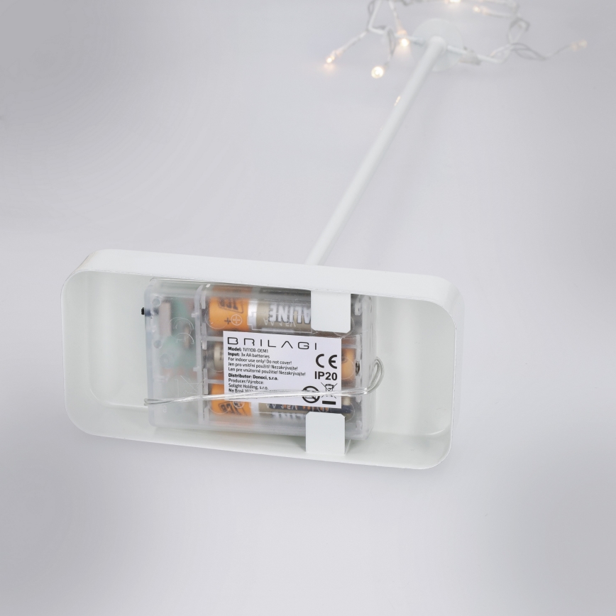 Brilagi - decoración navideña LED, 3xAA, estrella 62 x 40 cm