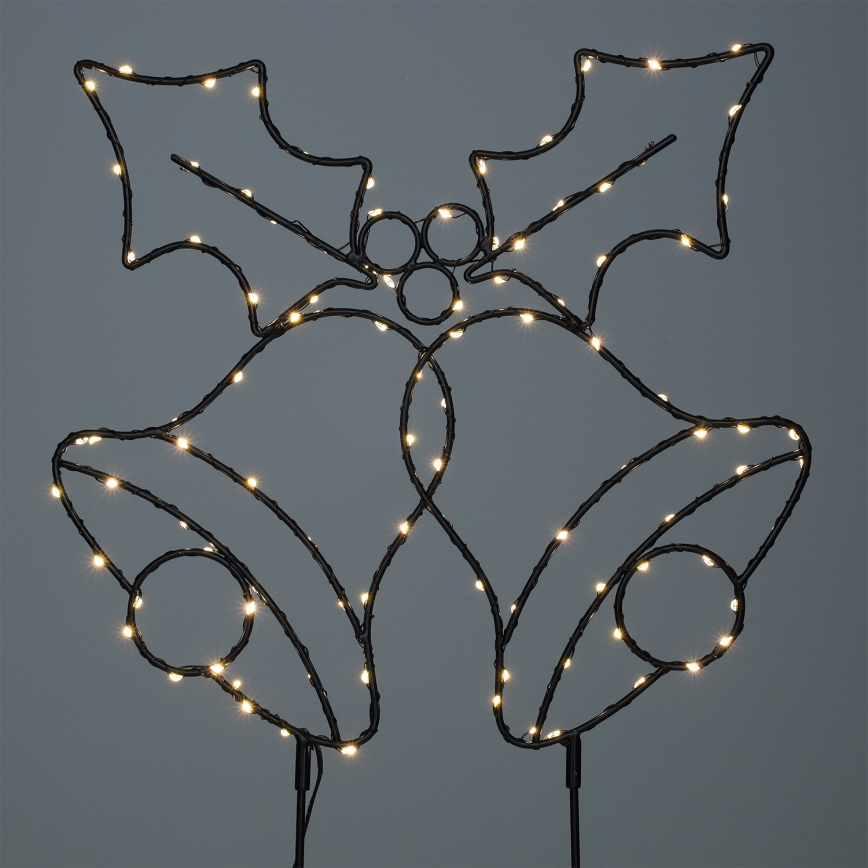 Brilagi - Decoración navideña LED/3xAA IP44 campanillas