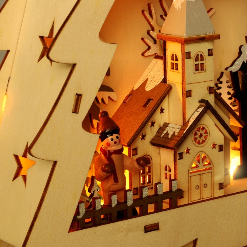 Brilagi - Decoración navideña LED, árbol LED/3xAA