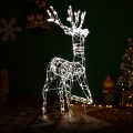 Brilagi - Decoración navideña LED de exterior LED/3,6W/31/230V 2700K 120 cm IP44 reno