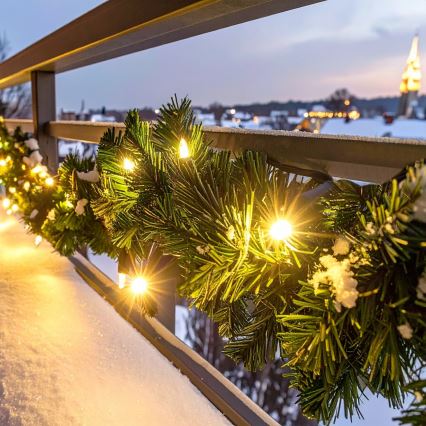 Brilagi - Decoración navideña LED para exterior GUIRNALDA 112xLED/230V 700 cm IP44