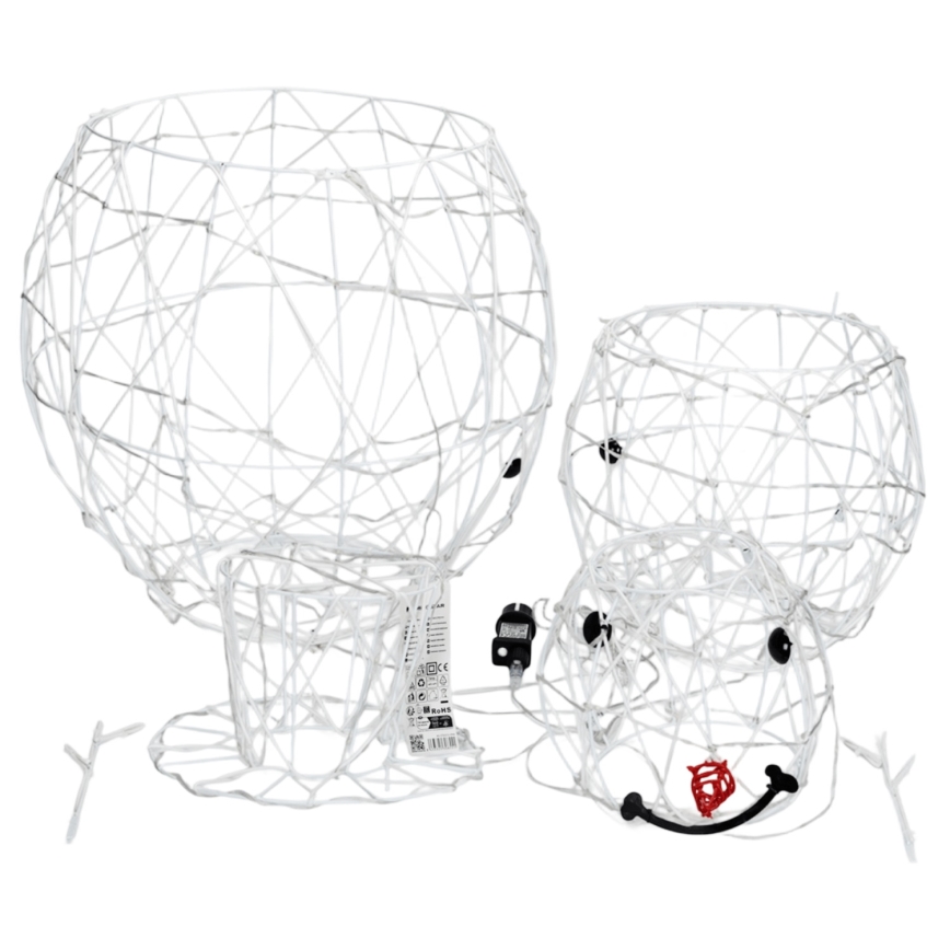 Brilagi - Decoración navideña LED para exterior LED/3,6W/31/230V 2700K 90 cm IP44 muñeco de nieve