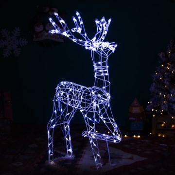 Brilagi - Decoración navideña LED para exterior LED/3,6W/31/230V 6500K 105 cm IP44 reno