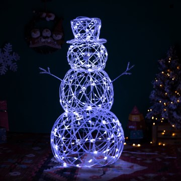 Brilagi - Decoración navideña LED para exterior LED/3,6W/31/230V 6500K 90 cm IP44 muñeco de nieve