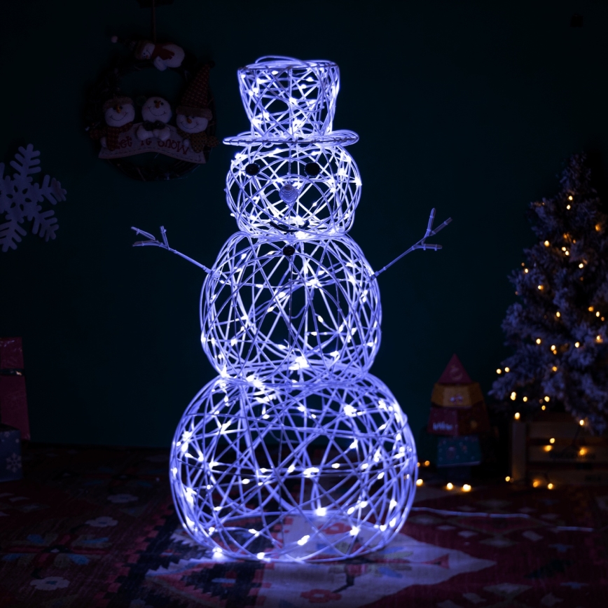 Brilagi - Decoración navideña LED para exterior LED/3,6W/31/230V 6500K 90 cm IP44 muñeco de nieve