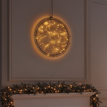 Brilagi - Decoración navideña LED para exteriores, LED/2,6W/230V IP44, aro de 46 cm