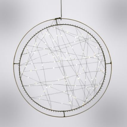 Brilagi - Decoración navideña LED para exteriores, LED/2,6W/230V IP44, aro de 46 cm