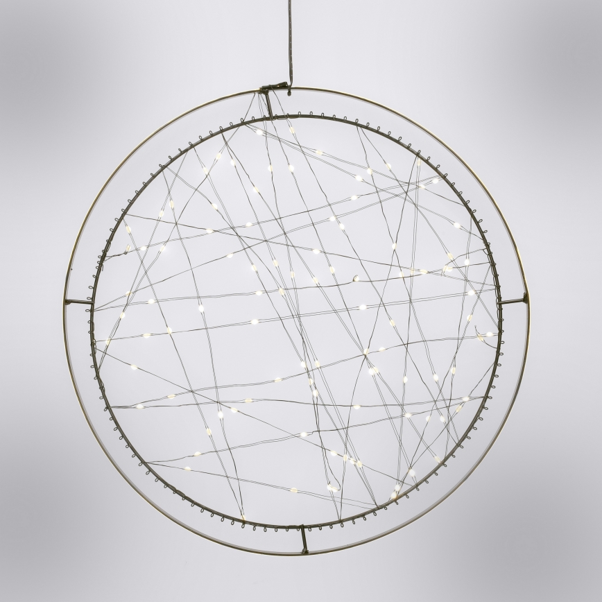 Brilagi - Decoración navideña LED para exteriores, LED/2,6W/230V IP44, aro de 46 cm