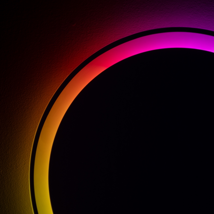 Brilagi - Espejo de baño con calefacción LED RGBW AVA PRO LED/18W/230V diámetro 60 cm IP44 IRC 90 regulable + CCT