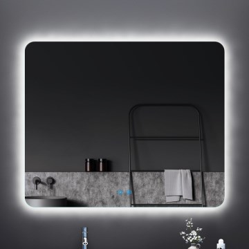 Brilagi - Espejo calefactado para baño con retroiluminación LED regulable DIANA LED/17W/230V 60x60 cm 3000/4000/6500K IP44