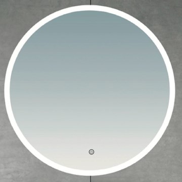 Brilagi - Espejo de baño LED BERNATE LED/19W/230V Ø 60 cm plateado IP44 CRI 90 regulable + CCT (temperatura de color ajustable)