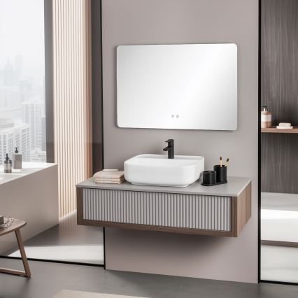 Brilagi - Espejo de baño LED con calefacción DIANA LED/20W/230V 60x90 cm IP44 CRI 90 regulable + CCT