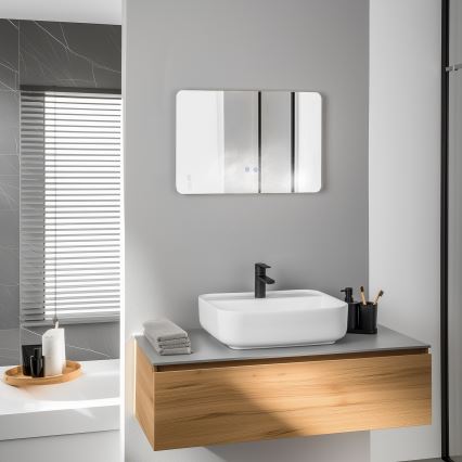 Brilagi - Espejo LED calefactado para baño DIANA LED/13W/230V 40x60 cm IP44 CRI 90 regulable + CCT