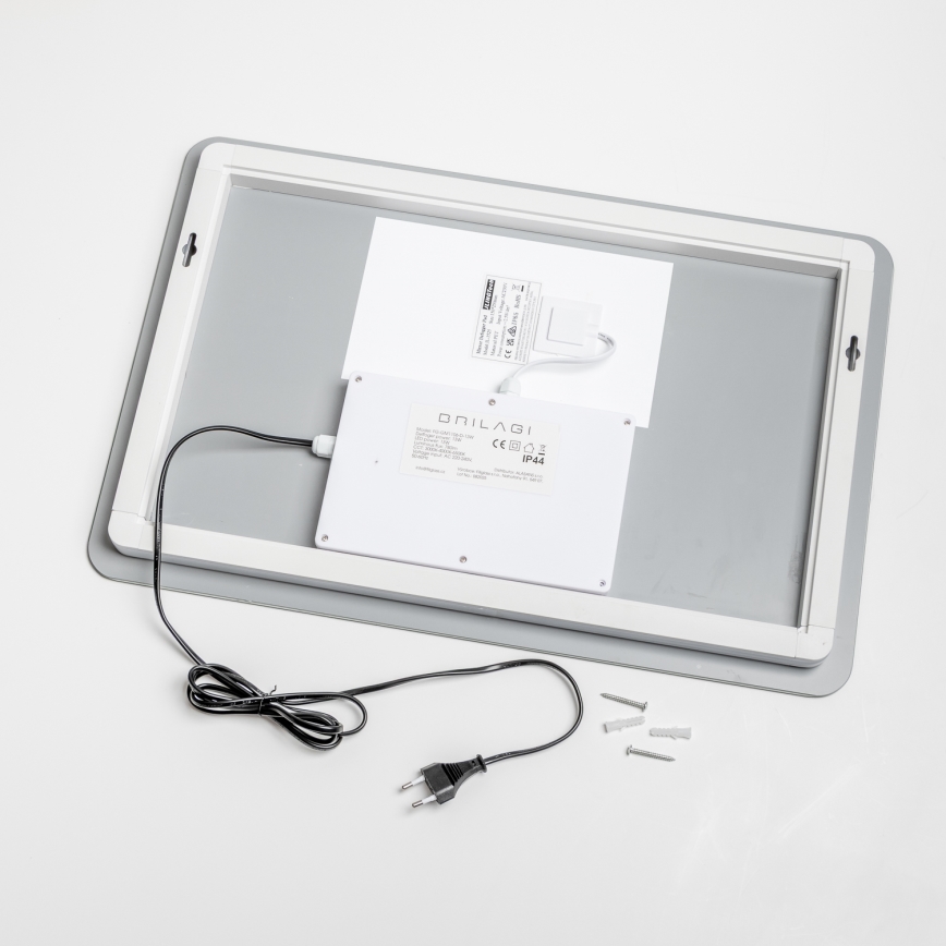 Brilagi - Espejo LED calefactado para baño DIANA LED/13W/230V 40x60 cm IP44 CRI 90 regulable + CCT