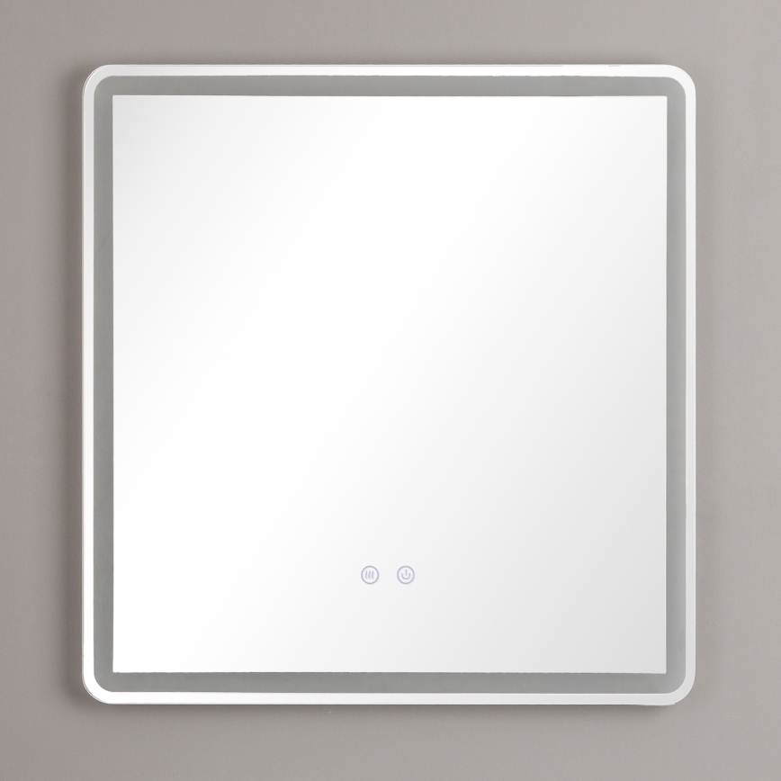 Brilagi - Espejo de baño LED con calefacción BELLA LED/16W/230V 60x60 cm IP44 CRI 90 regulable + CCT
