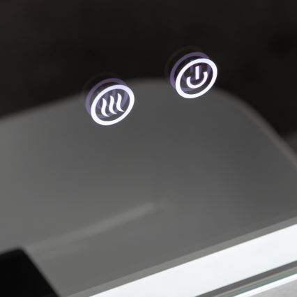 Brilagi - Espejo de baño LED con calefacción BELLA LED/16W/230V 60x60 cm IP44 CRI 90 regulable + CCT