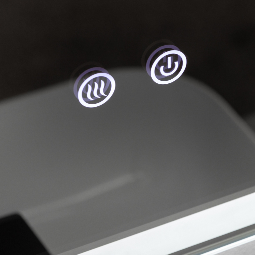 Brilagi - Espejo de baño LED con calefacción BELLA LED/16W/230V 60x60 cm IP44 CRI 90 regulable + CCT